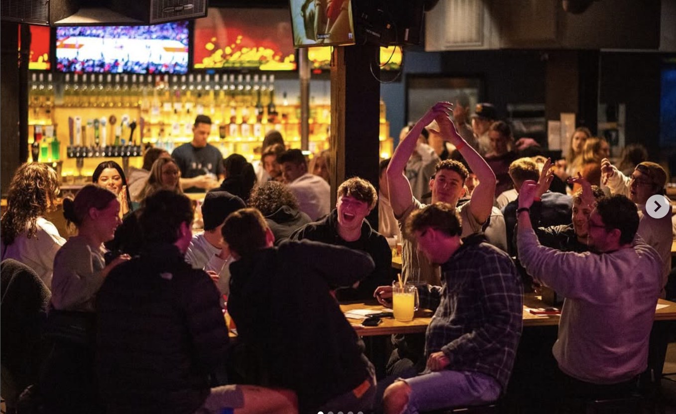Emporium bar crowd nighttime